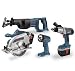 Factory-Reconditioned Bosch CPK40-24-RT 24-Volt Ni-Cad Cordless 4-Tool Combo Kit