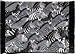 Lextra ZebraHerd Zoom MouseRug, 10.25 x 7.125 Inches, Black, White and Dark Orange, One (SPZ-SE)
