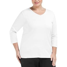 LCW Ultrasoft V-Neck Tee