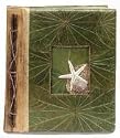 All Natural 40 Photo Handmade Photo Album - Starfish and Sand Design