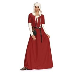 Burda Schnittmuster 7468 Mittelalter Kleid & Haube Gr. 36 - 54