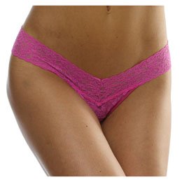 Hanky Panky Low Rise Stretch Lace Thong - 4911hanky