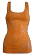 Topia Junior Studded Glitter Paint Ribbed Tank Top - 2 Colors Available