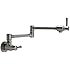 Geyser GF47-B Stainless Steel Pot Filler Kitchen Faucet Wall Mount 2 Handles