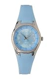 Limit 6673 Girls Blue Dial Blue Plastic Strap Watch 100 Meter Water Resistant