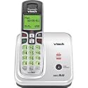 Vtech DECT 6.0 White/Black Expandable Cordless Phone with Caller ID and Handset Speakerphone (CS6219)