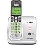 Vtech DECT 6.0 White/Black Expandable Cordless Phone with Caller ID and Handset Speakerphone (CS6219)