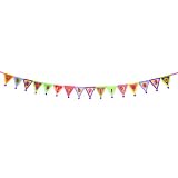 Groovy Holidays Felt Flower Happy Birthday Banner