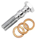 10MM CHROME DOUBLE BANJO BOLT - Goodridge -