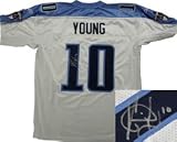 Vince Young Autographed/Hand Signed Tennessee Titans Reebok Onfield White Jersey