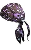 SweatVac Bandana - Purple Flames
