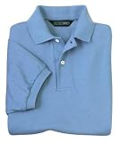 Outer Banks - 68-Ounce Pique Knit Sport Shirt Bimini Blue-3XL