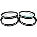 Zeikos ZE-CU472 Close-up Filter 3pk Set for 72mm Digital SLR Camera Lens Macro Photography