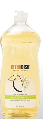 CitraDish - Natural Dish Soap Lemon Verbena, 25 Oz.