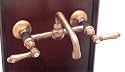 Rohl Country Bath Wall Mount Bridge Lavatory Faucet with Metal Lever Handles