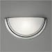 Eclipse Compact Fluorescent Wall Sconce in Brushed Steel - Energy Star
