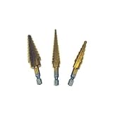 Grip On 3-Pc. Titanium Step Drill Set