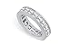 Platinum Diamond Eternity Band : 5.00 CT Diamonds