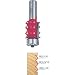 Freud 80-578 1/8 and 3/16-Inch Radius Triple Beading Router Bit with 1/2-Inch Shank