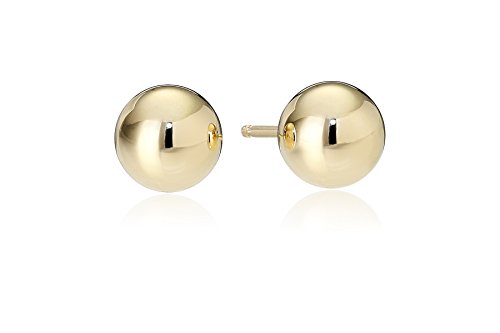 18k-Yellow-Gold-Ball-Stud-Earrings
