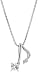 ネックレス K18WG ホワイトゴールド ダイヤ0.050ct 鑑別カード付 脇石ピンクダイヤ0.010ct PN16-00005-K