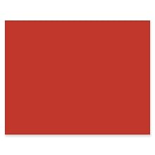Pacon Peacock 100% Recycled Railroad Board, 22 x 28 Inches, 4-Ply, Red, Carton Of 25 Sheets (5475-1)