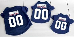 NY Giants Pet Jersey, Large