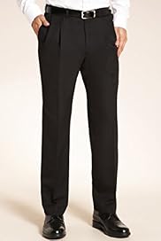 Crease Resistant Twin Pleat Travel Trousers