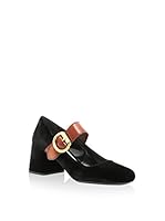 Prada Salones (Negro / Marrón)