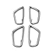 Door Inner Handle Bowls Cover Trim ABS 4pcs For Honda Civic 10th Gen 2016 2017