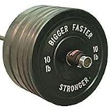 25 lb Bumper Plates Black Solid Rubber Pair