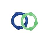 Produkt-Bild: Orion 514144 Stretch Ring Duo,  2er-Set Jelly-Penisringe (Gr&uuml;n und Blau). &Oslash; 2 cm (dehnbar).