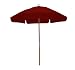 California Umbrella 7-1/2-Feet Beach Umbrella, Brick Red