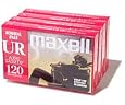MAXELL UR-120 Blank Audio Cassette Tape (4 pack)