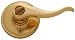 Bed & Bath Lock Set Lever Left Handed