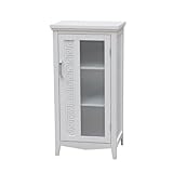 IMAGE OF Greek Key Floor Cabinet with One Door by Elegant Home Fashions