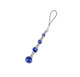 Cellet Swarovski Phone Charm - Blue Gemstone Cell Phone Charm- Retail Packaging