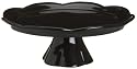Rosanna Rococo Noir Black Large 12-Inch Cake Pedestal, Gift-boxed