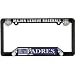 MLB San Diego Plastoc Padres License Plate Frame