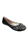 Multi Beaded Leatherette Flat
