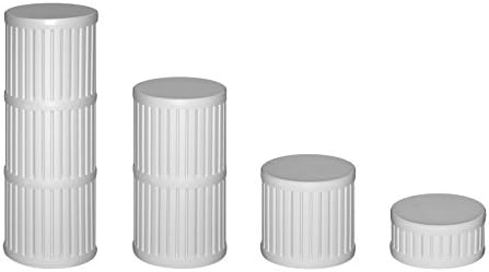 4 on the Floor - 4 Pack of 12" Diameter Plastic Display Pedestals