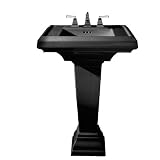 American Standard Fireclay Pedestal 27 x 21-1/4 Sink with 8 Centers 0780800.178
