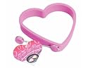 Kitchen Craft Silicone Heart Shaped Egg Ring - Individual
