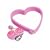 Kitchen Craft Silicone Heart Shaped Egg Ring - Individual