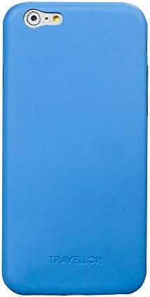 iPhone 6 plus Case,iPhone 6S plus Case, Travellor Slim Fit Shock Defender Full Body Protective Cover Case+[Naked Shield][Clear] Slim Fit Crystal Clear Case for iPhone 6/6S plus(iPhone 6/6s plus, Blue)