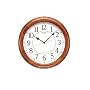 Seiko Wall Clock Dark Brown Solid Oak Case - Decorative Wall Clocks - Seiko QXA129BLH