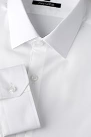 2 Longer Autograph Pure Cotton Plain Poplin Shirt
