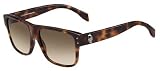 Alexander Mcqueen 4180 'skulls' Tortoise Frame/Brown Gradient Lens Plastic Sunglasses