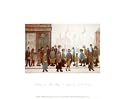 Waiting for the Shops to Open Art Poster Print by Laurence Stephen Lowry, 10x8
