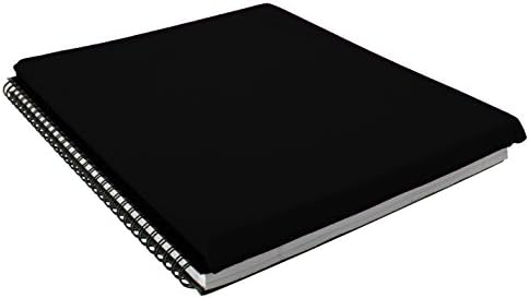 Note Pillow ® (Black) Notebook Cover & Headrest in One | for Exhausted Students | Portable Memory Foam Book Cover | Back to School Accessories & Supplies | Associated Products - Stretchy Original Jumbo Book Sox